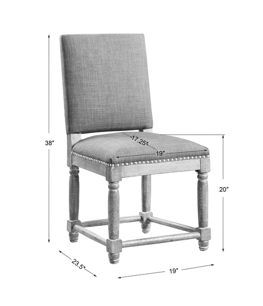 Uttermost Laurens Gray Accent Chair