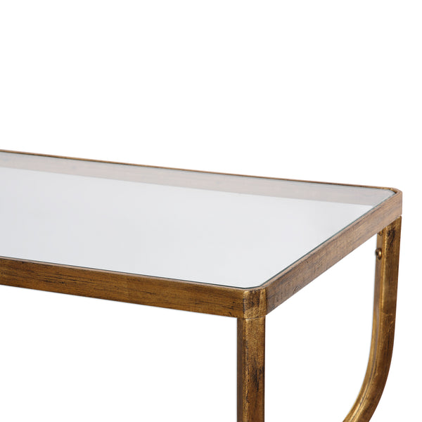 Uttermost Deline Gold Console Table