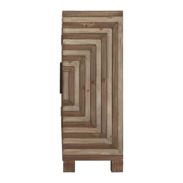 Uttermost Layton Geometric Console Cabinet