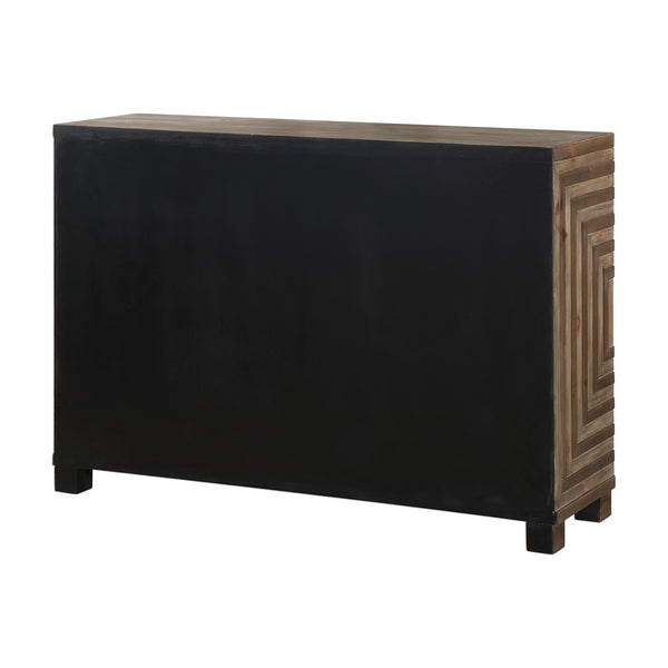 Uttermost Layton Geometric Console Cabinet