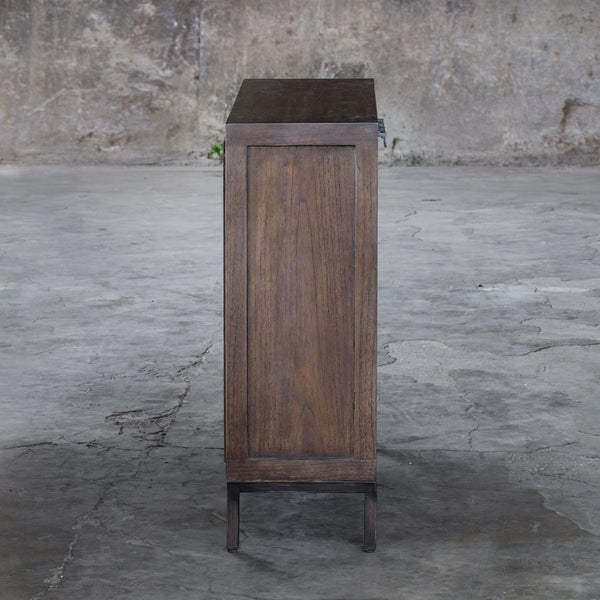 Uttermost Nadie Light Walnut Console Cabinet