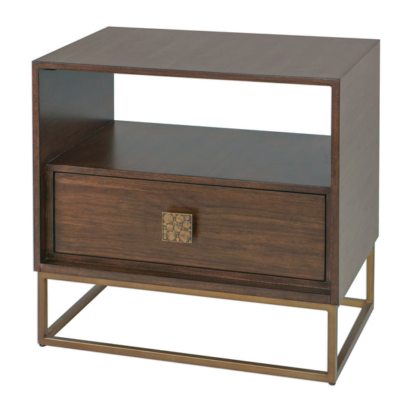 Uttermost Bexley Walnut Side Table