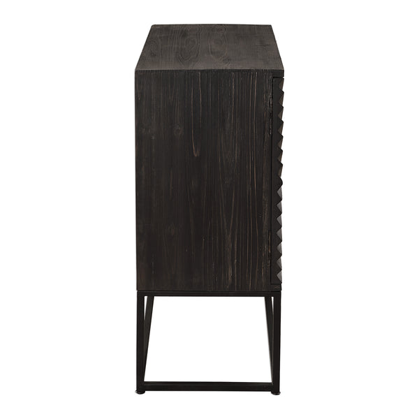 Uttermost Zadie Ebony Accent Cabinet