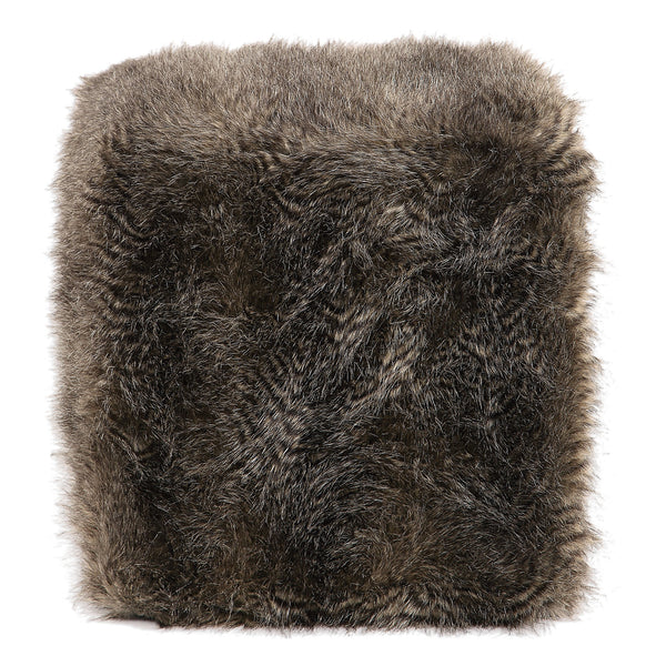 Uttermost Jayna Fur Ottoman