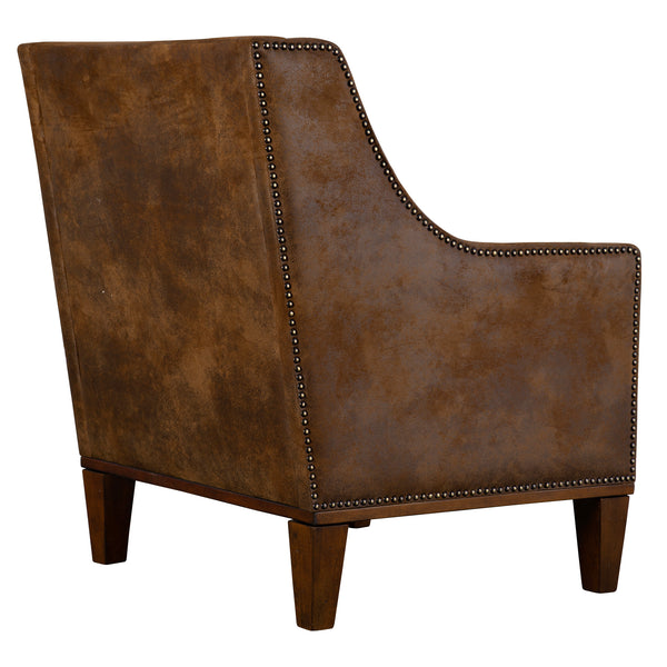 Uttermost Clay Leather Armchair