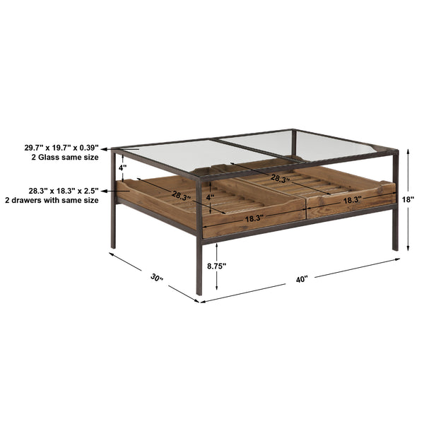 Uttermost Silas Coffee Table