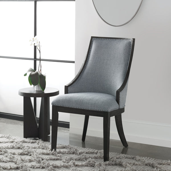 Uttermost Janis Ebony Accent Chair