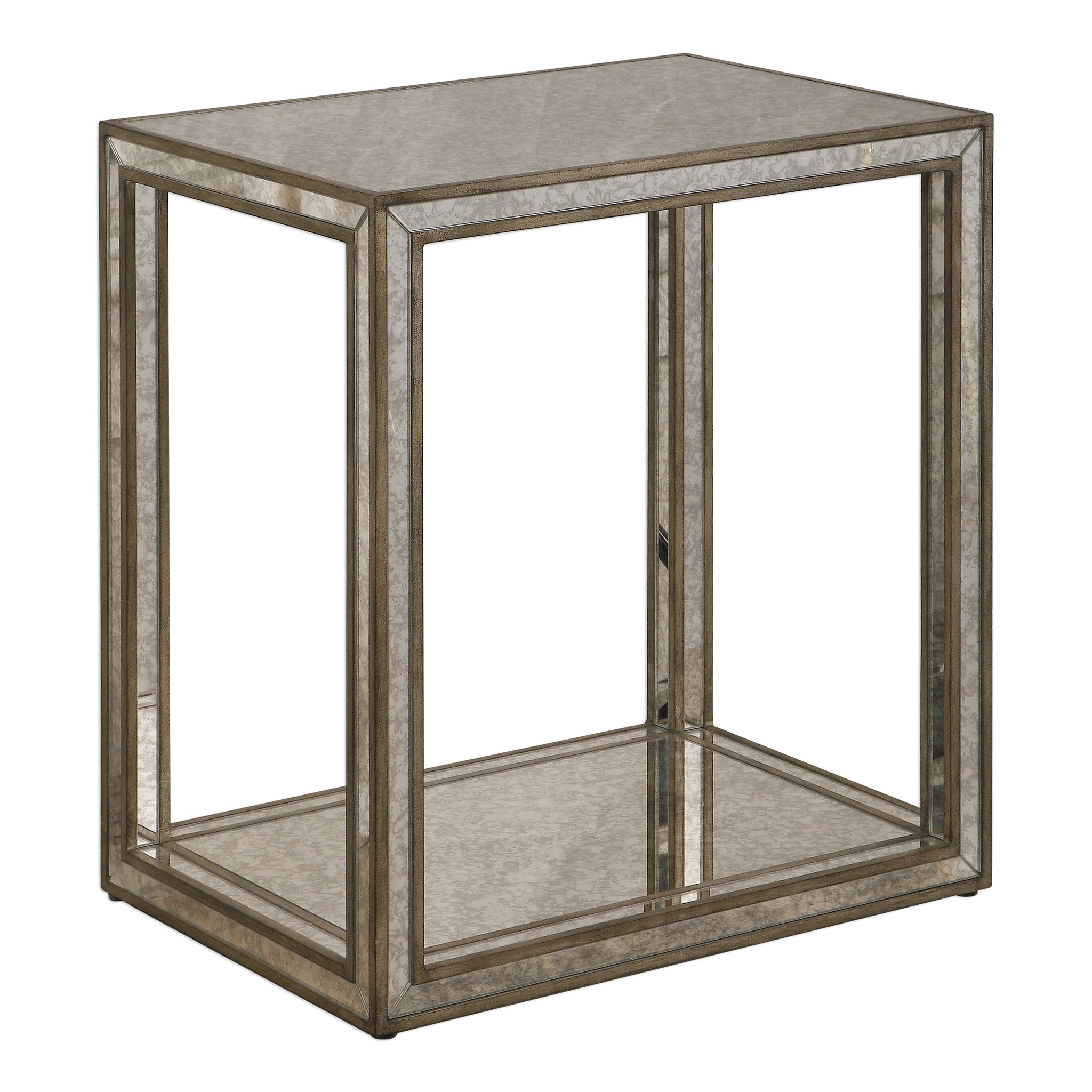 Uttermost Julie Mirrored End Table