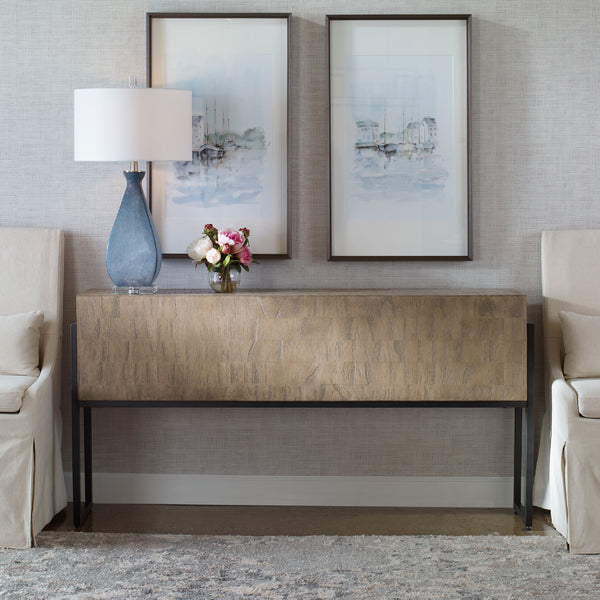 Uttermost Nevis Contemporary Console Table