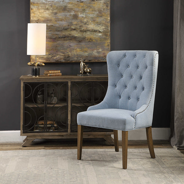 Uttermost Rioni Tufted Wing Chair