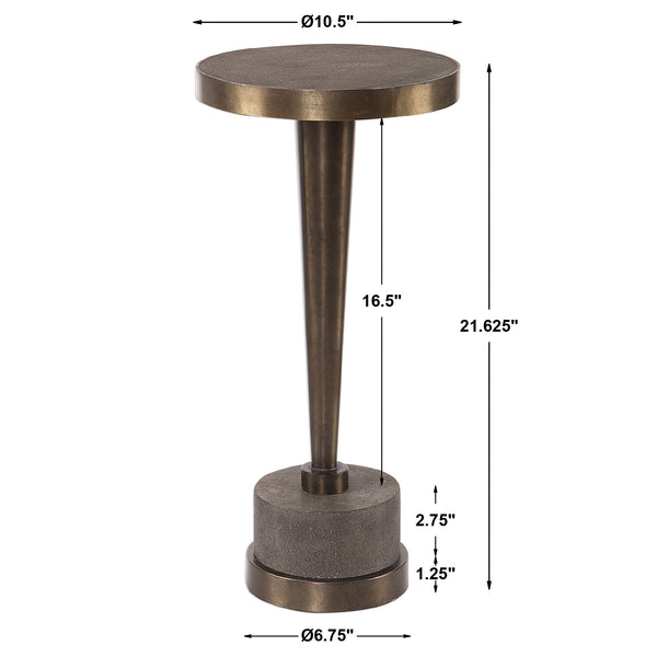 Uttermost Masika Bronze Accent Table