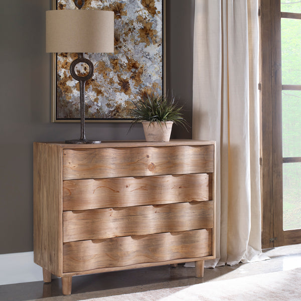 Uttermost Crawford Light Oak Accent Chest