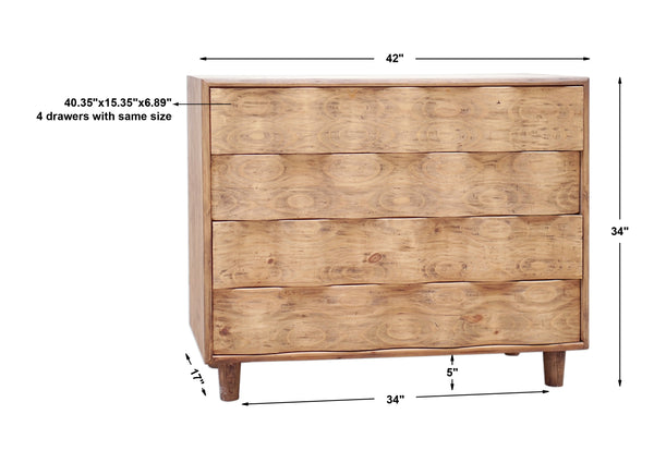 Uttermost Crawford Light Oak Accent Chest