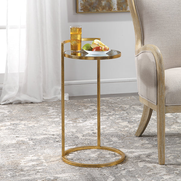 Uttermost Cailin Gold Accent Table