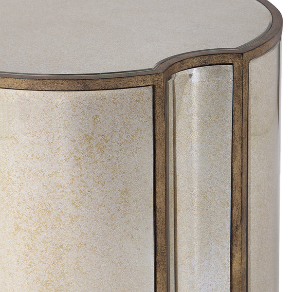 Uttermost Harlow Mirrored Accent Table