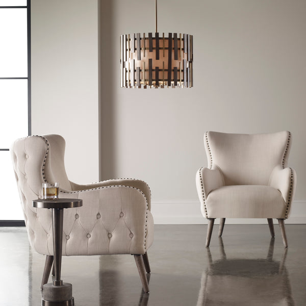 Uttermost Donya Cream Accent Chair