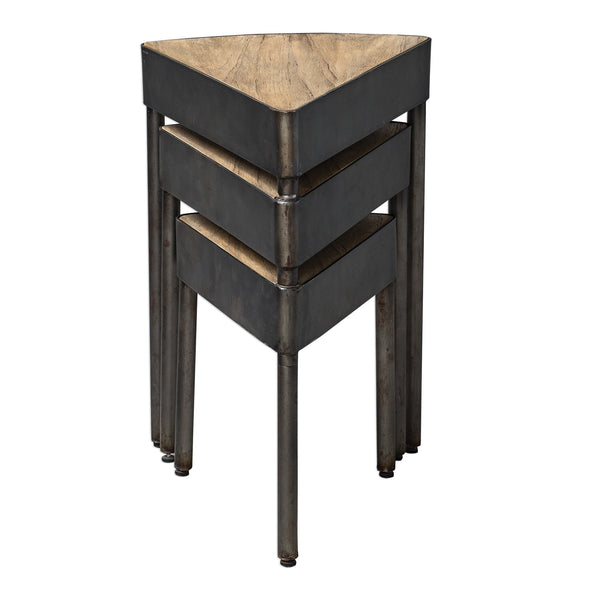 Uttermost Akito Swivel Nesting Table