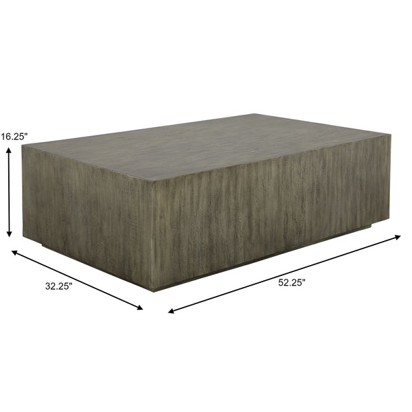 Uttermost Kareem Modern Gray Coffee Table