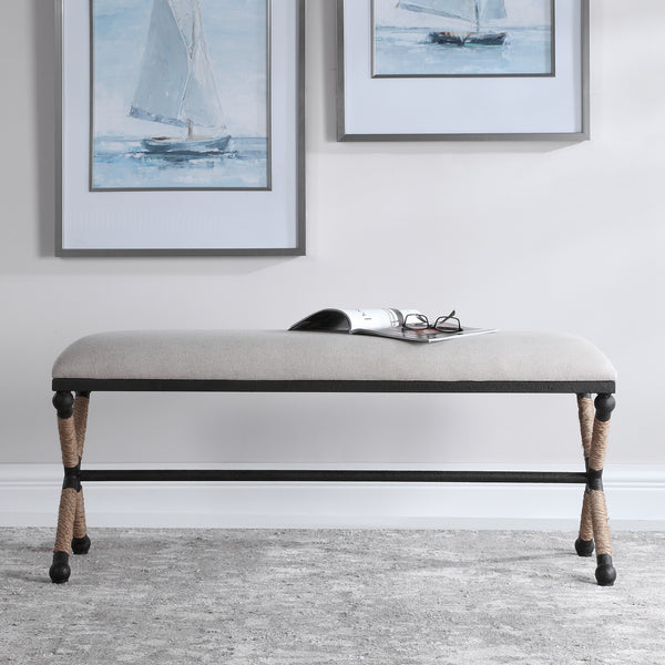 Uttermost Firth Oatmeal Bench