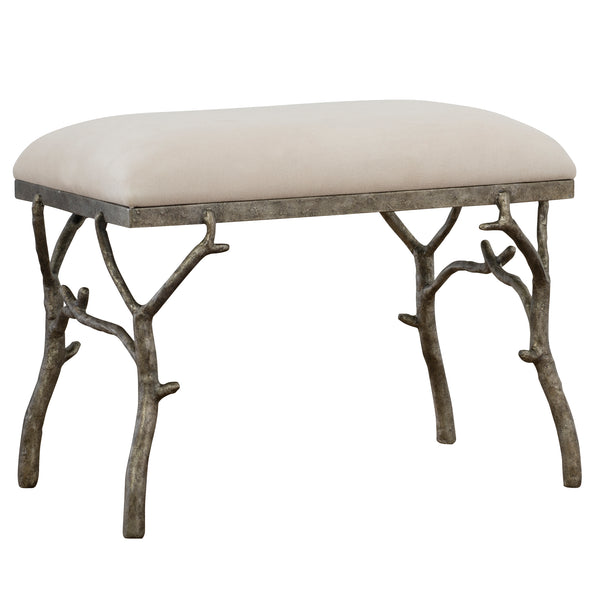 Uttermost Lismore Small Fabric Bench