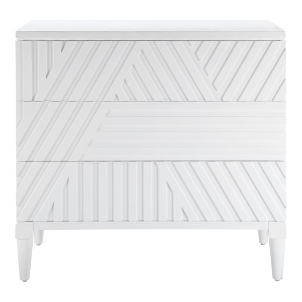 Uttermost Colby White Drawer Chest