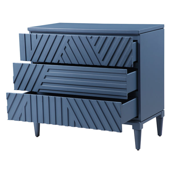 Uttermost Colby Blue Drawer Chest