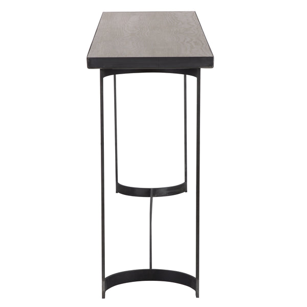 Uttermost Basuto Steel Console Table