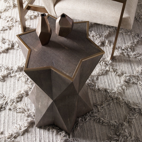 Uttermost Capella Gray Accent Table