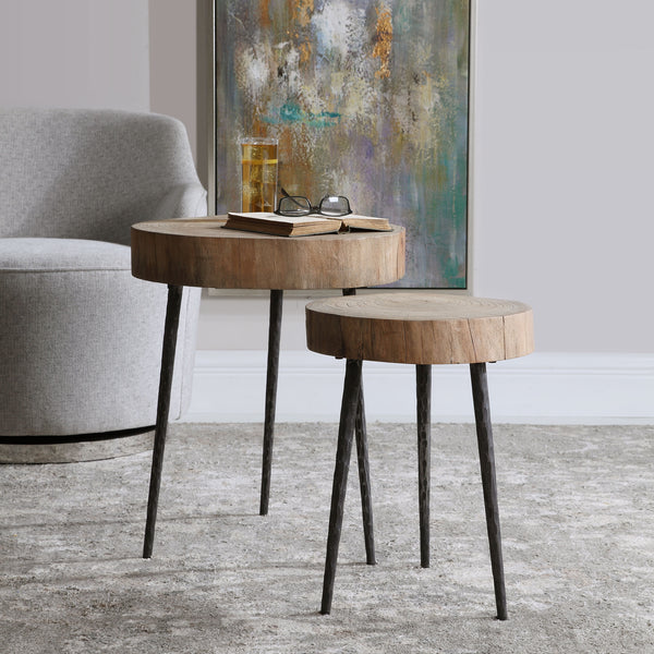 Uttermost Samba Wood Nesting Tables S/2