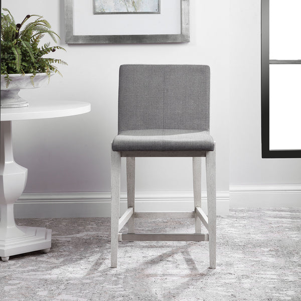 Uttermost Brazos Gray Counter Stool