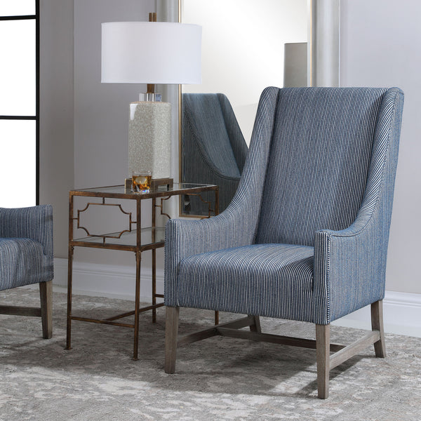 Uttermost Galiot Wingback Accent Chair