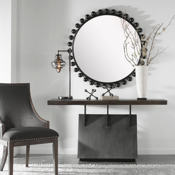 Uttermost Vessel Industrial Console Table