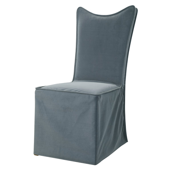 Uttermost Delroy Armless Chair, Gray, Set Of 2