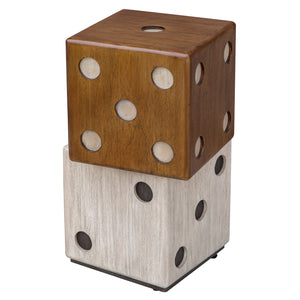 Uttermost Roll The Dice Accent Table