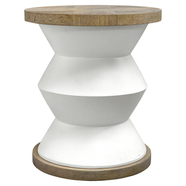 Uttermost Spool Geometric Side Table