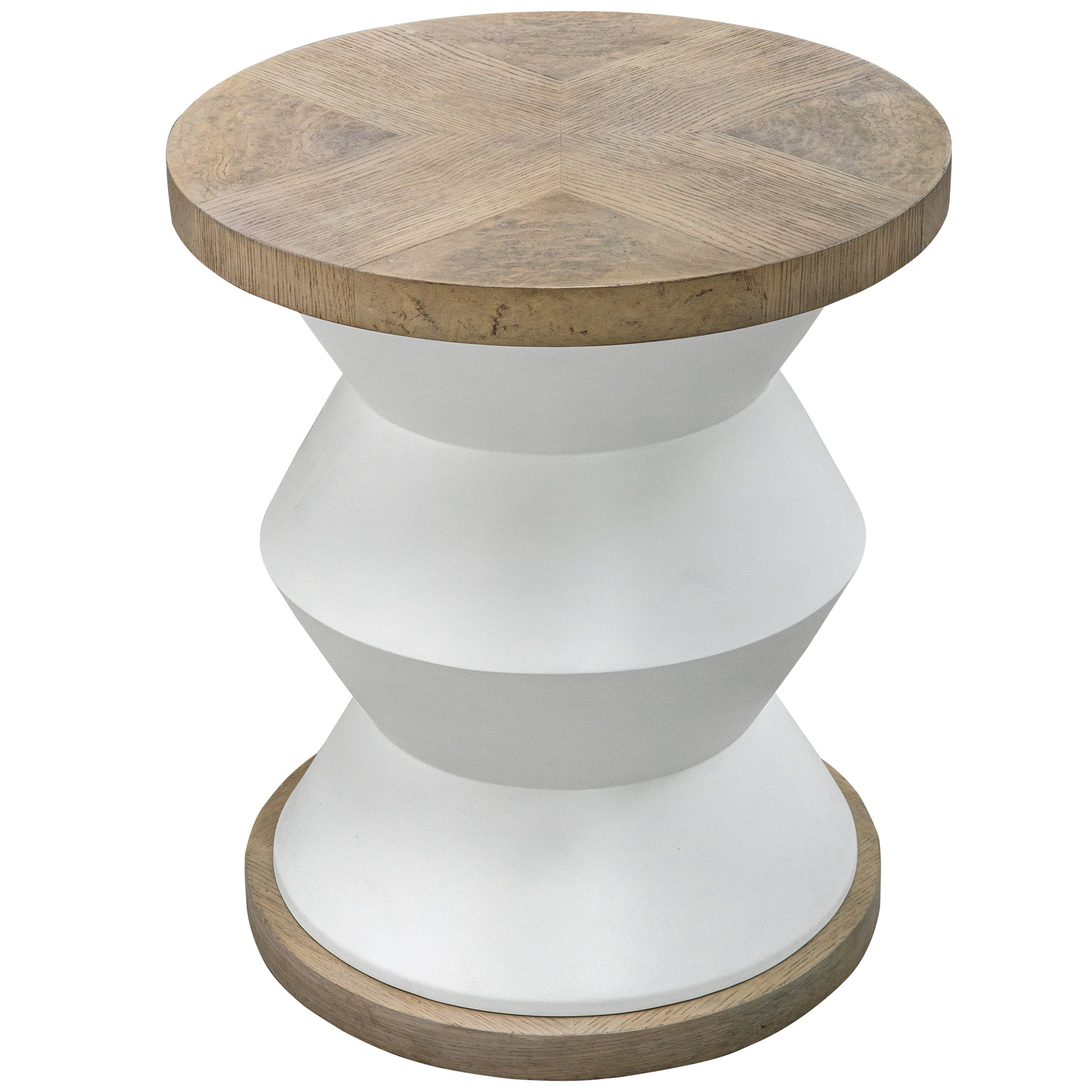 Uttermost Spool Geometric Side Table