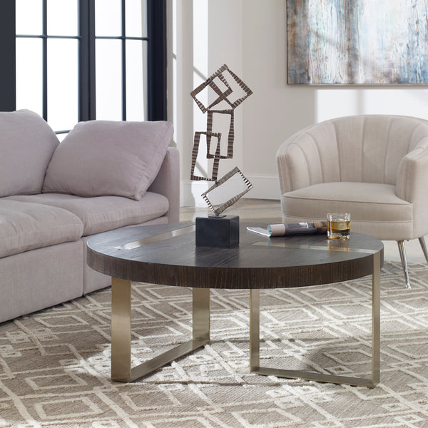 Uttermost Converge Round Coffee Table