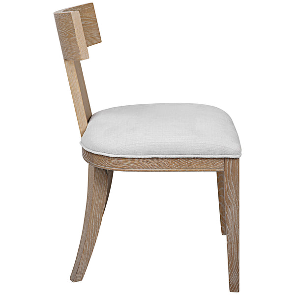 Uttermost Idris Armless Chair Natural