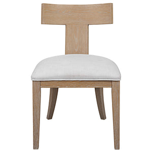 Uttermost Idris Armless Chair Natural