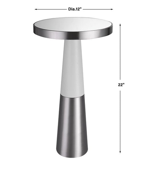 Uttermost Fortier Nickel Accent Table