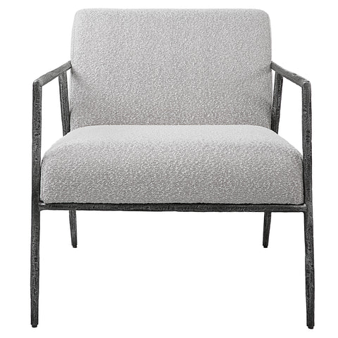 Uttermost Brisbane Light Gray Accent Chair