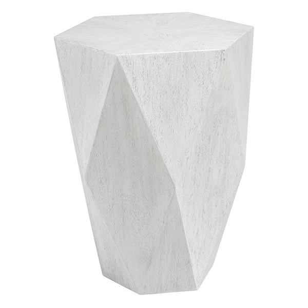 Uttermost Volker White Side Table