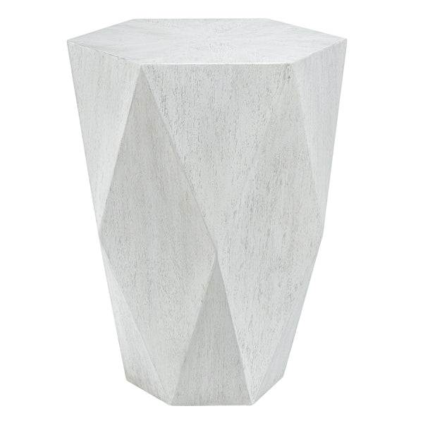 Uttermost Volker White Side Table