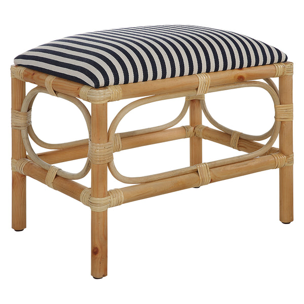 Uttermost Laguna Small Striped Bench