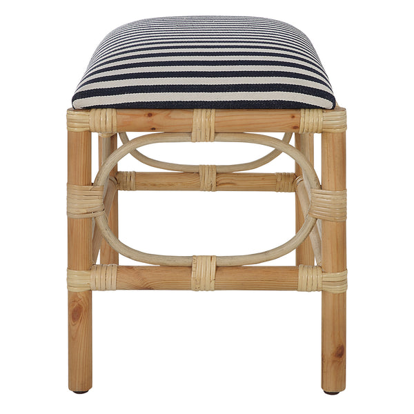 Uttermost Laguna Small Striped Bench