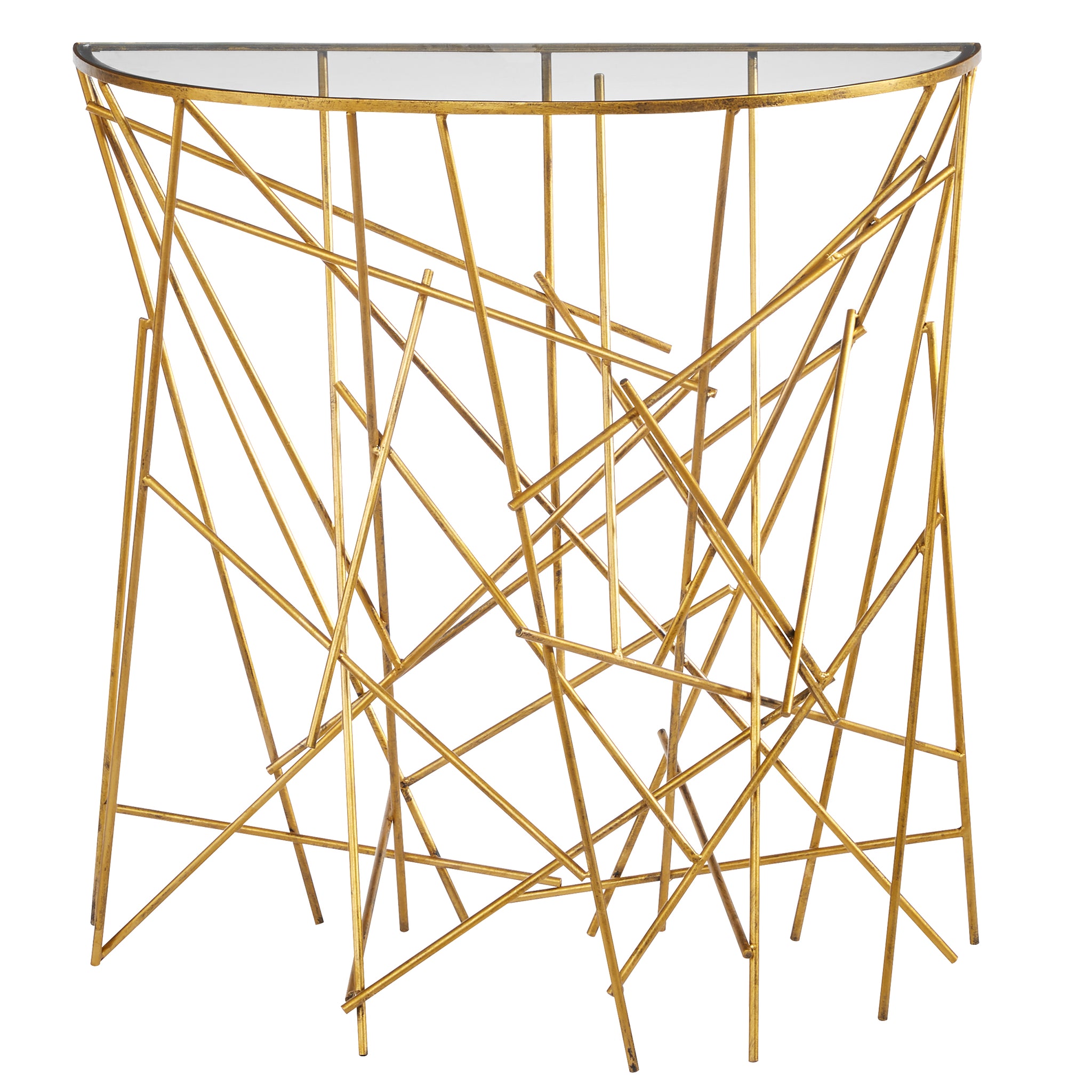 Uttermost Philosopher Gold Console Table