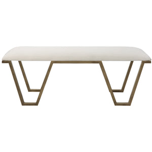 Uttermost Farrah Geometric Bench