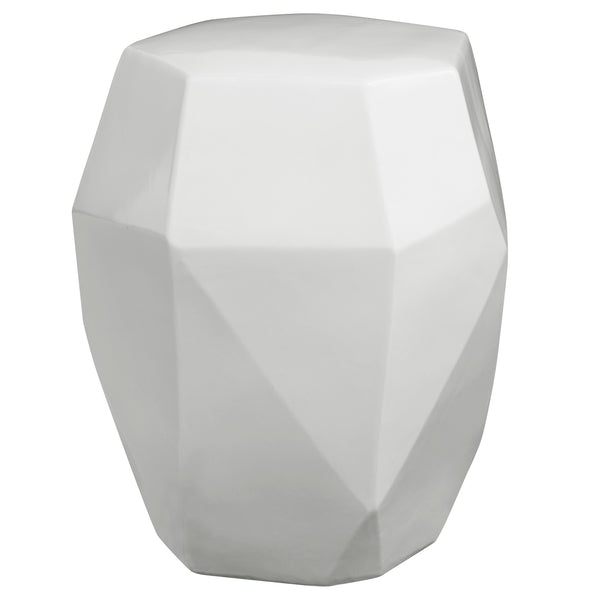 Uttermost Maquette White Garden Stool