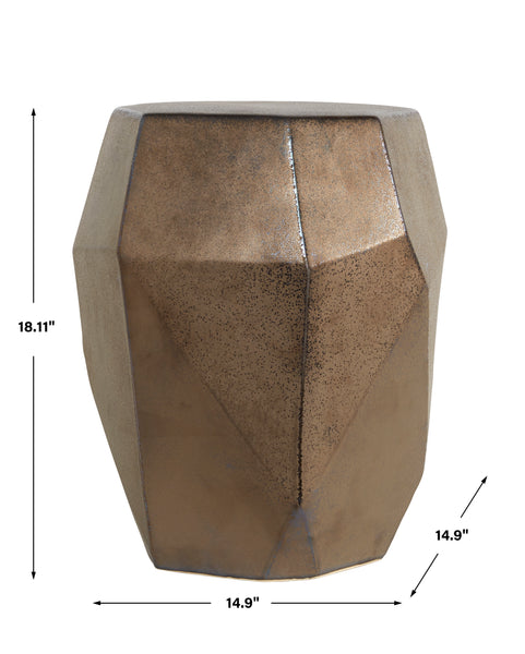 Uttermost Maquette Bronze Garden Stool