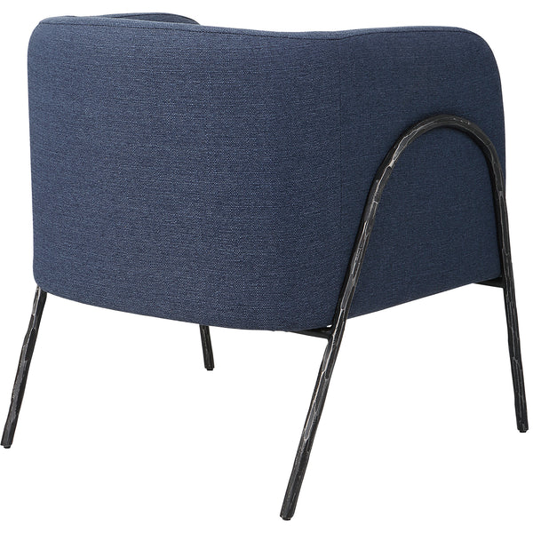 Uttermost Jacobsen Denim Barrel Chair